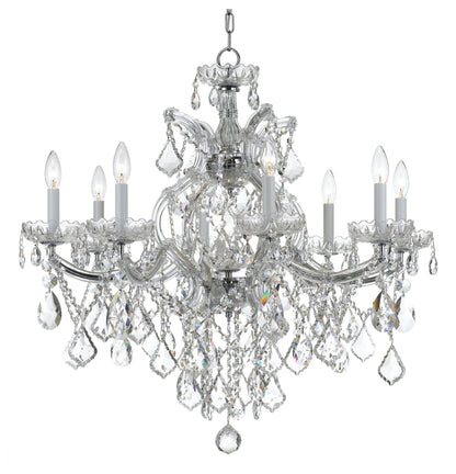 Crystorama Lighting Group 4409-CL-S Maria Theresa 9 Light 28"W - PolishedBy Crystorama Lighting
