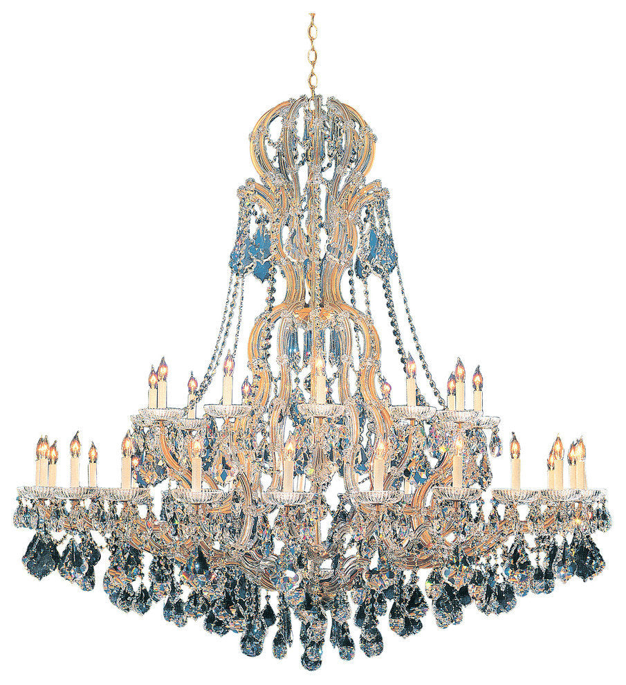 Maria Theresa 37 Light Clear Crystal Gold ChandelierBy Crystorama Lighting