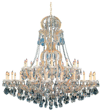 Maria Theresa 37 Light Clear Crystal Gold ChandelierBy Crystorama Lighting