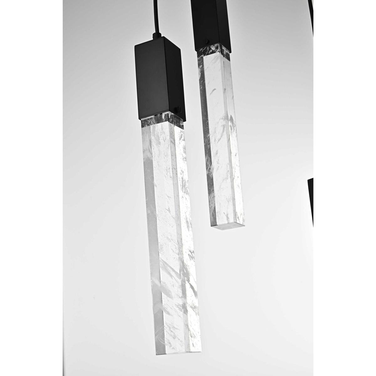 Aurora 16 Light Chandelier, BlackBy Elegant Furniture & Lighting
