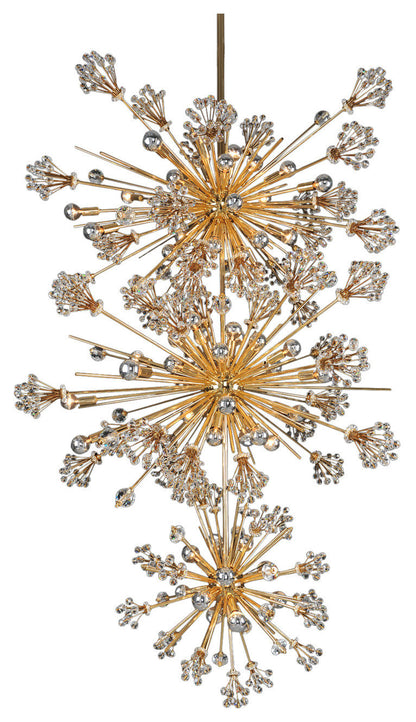Constellation 50 Light 3 Tier PendantBy Allegri Crystal by Kalco Lighting