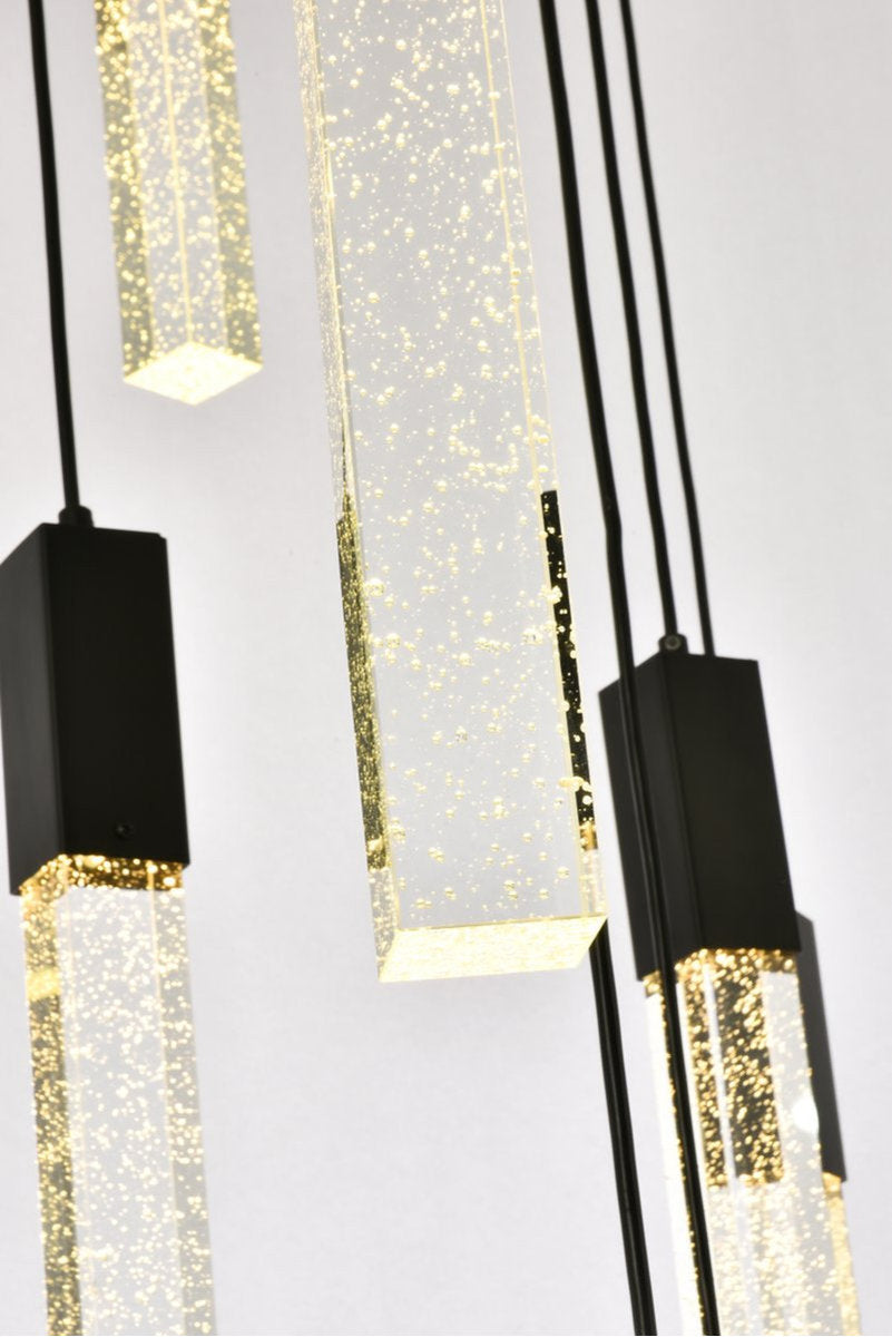 Wade 36-Light Pendant, BlackBy Home Living