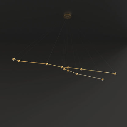 11 - Light Unique Geometric Chandelier