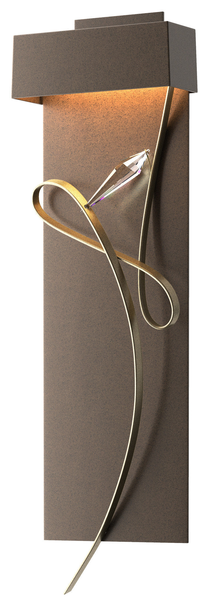 Rhapsody LED Sconce, Bronze With Soft Gold AccentBy Synchronicity