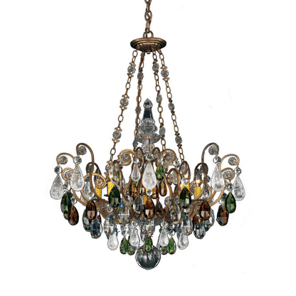 Schonbek 3587-23Os 8 Light Crystal Chandelier, Etruscan GoldBy Schonbek