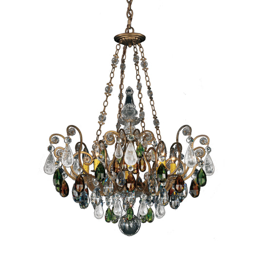 Schonbek 3587-23Os 8 Light Crystal Chandelier, Etruscan GoldBy Schonbek