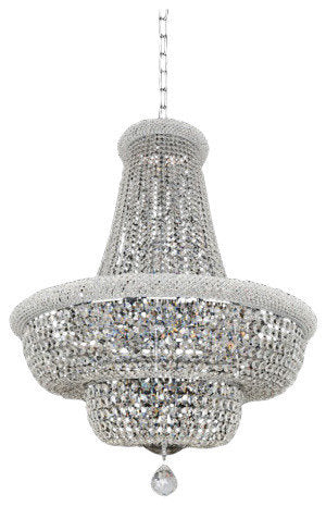 Napoli 34 Inch Pendant With Clear FirenzeBy Allegri Crystal by Kalco Lighting