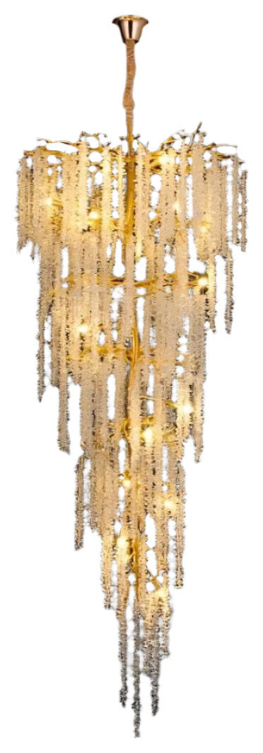 Albero Crystal Foyer ChandelierBy Morsale.com