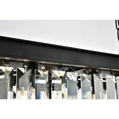 Elegant Lighting Sydney 12 Light 40" Wide Crystal Waterfall Chandelier