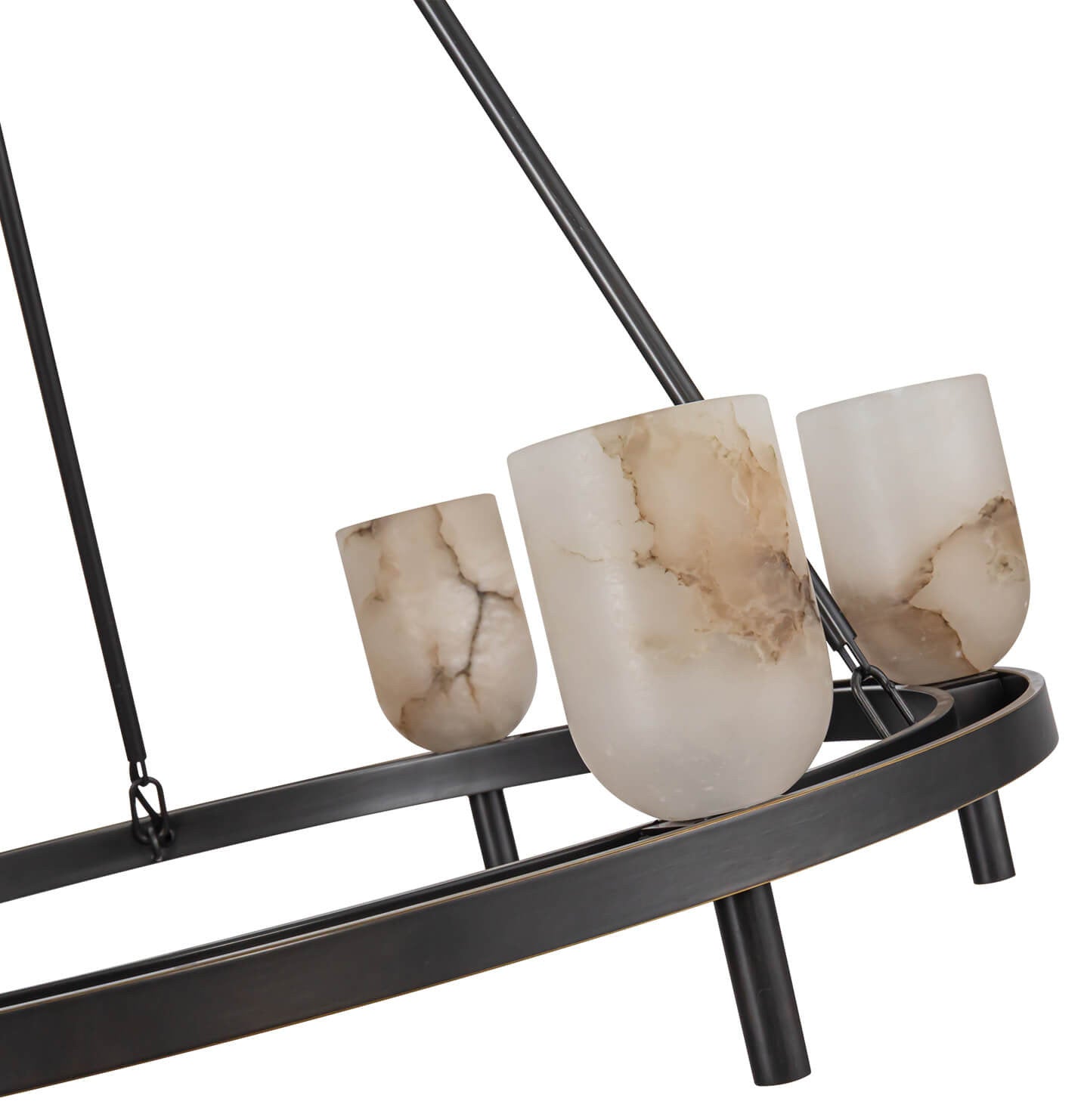 Alora Lighting Lucian 6 Light 32" Chandelier, Urban BronzeBy Kuzco Lighting LLC
