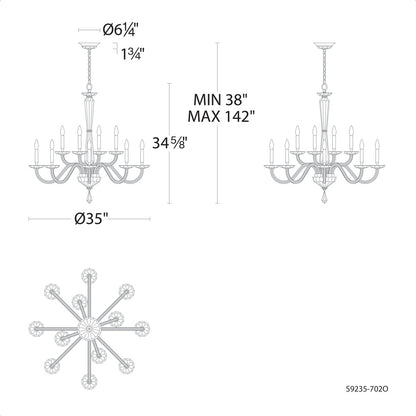 12 - Light Chandelier