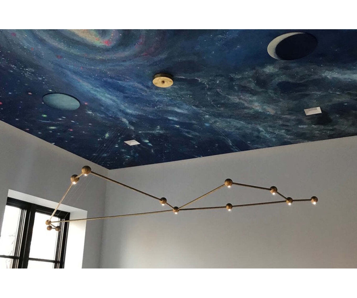 12 - Light Unique Geometric Chandelier