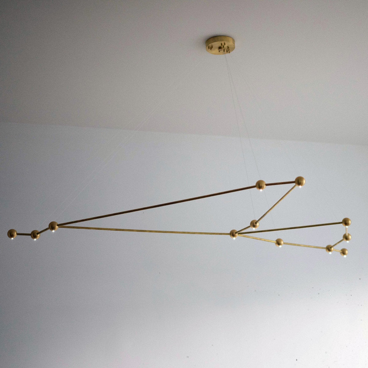 12 - Light Unique Geometric Chandelier