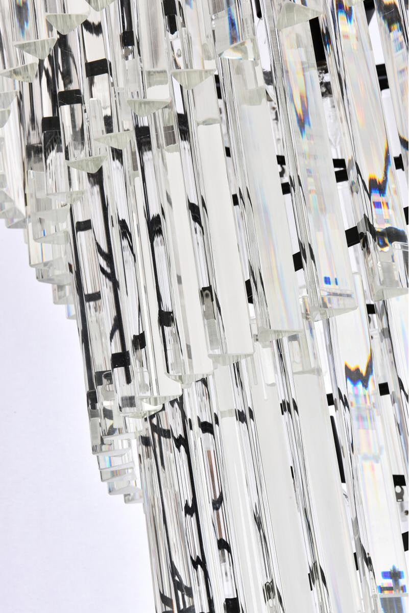 Elegant Lighting Sydney 30" Spiral Crystal ChandelierBy Elegant Furniture & Lighting
