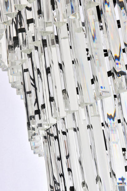 Elegant Lighting Sydney 30" Spiral Crystal ChandelierBy Elegant Furniture & Lighting