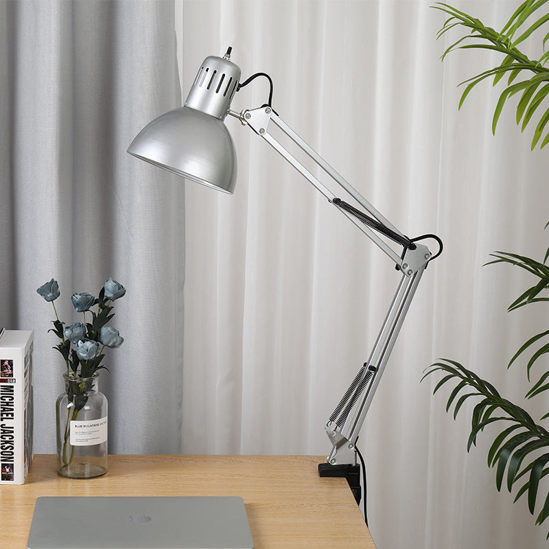 Cantilever LED Desk Lamp �C Eye Protection, Metal Iron Table Lamp with Extra Long Arm