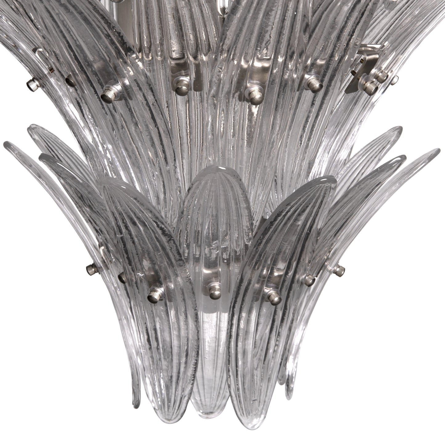 30" Emperor Antique Silver ChandelierBy Noir