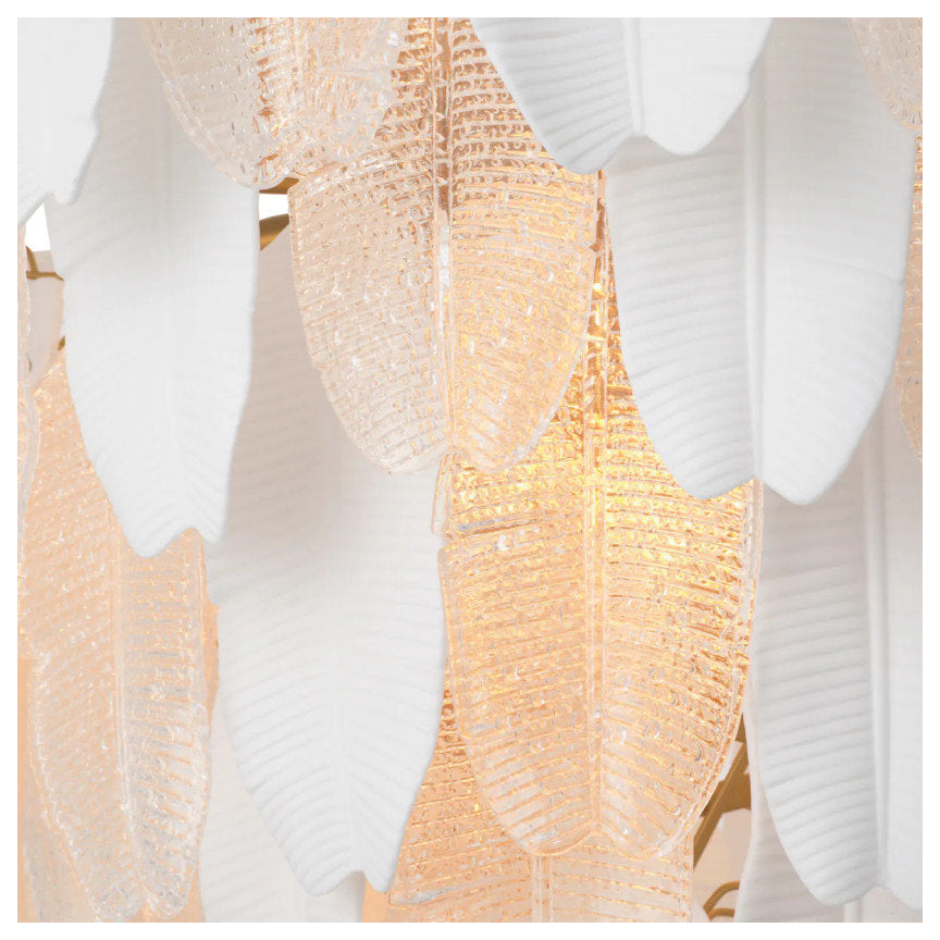 Textured Glass Layered Chandelier, Eichholtz Saint Lucia, LargeBy OROA - Furniture