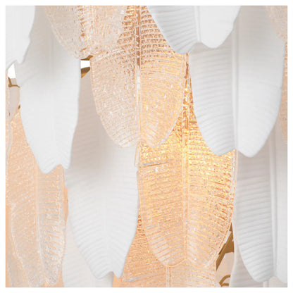 Textured Glass Layered Chandelier, Eichholtz Saint Lucia, LargeBy OROA - Furniture