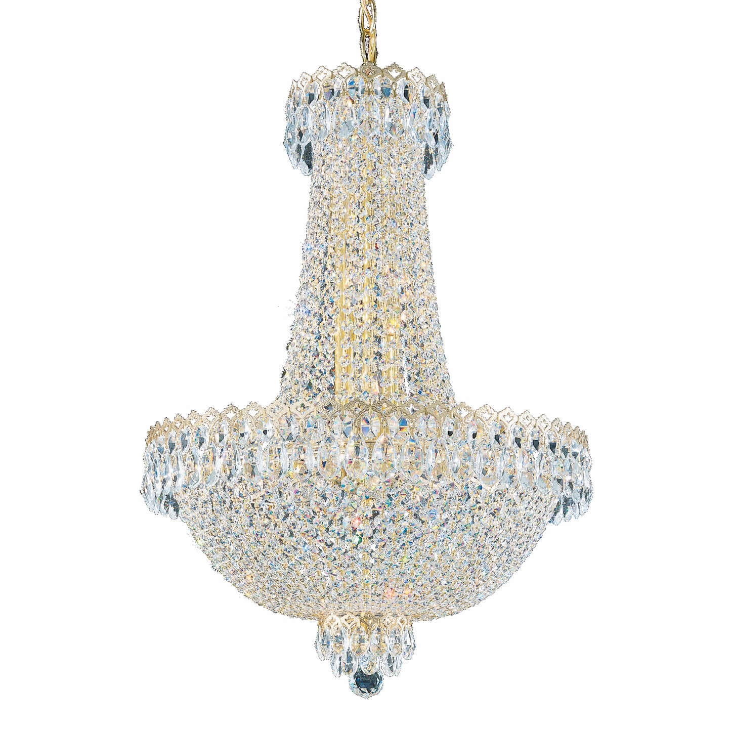 Schonbek 2622-211, 12 Light Crystal Chandelier In AureliaBy Schonbek
