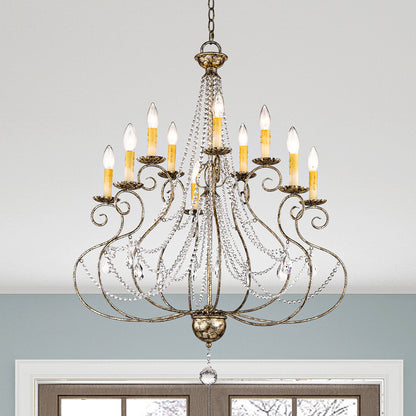 Livex Lighting 51909 Isabella 10 Light 2 Tier Chandelier - Hand AppliedBy Livex Lighting Inc.