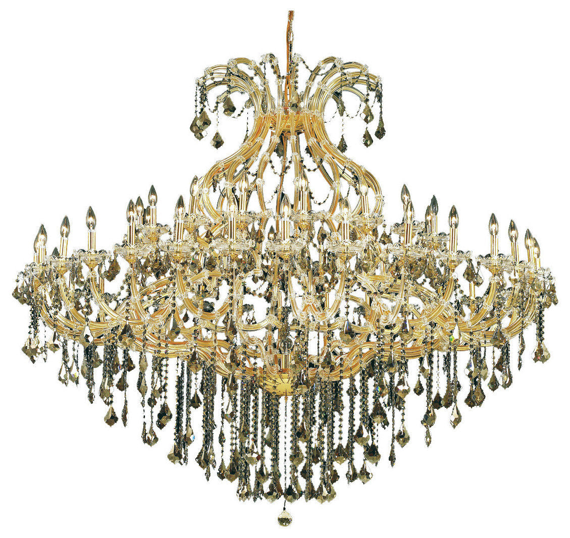 Maria Theresa Chandelier, Gold, Royal Cut, ClearBy Elegant Furniture & Lighting