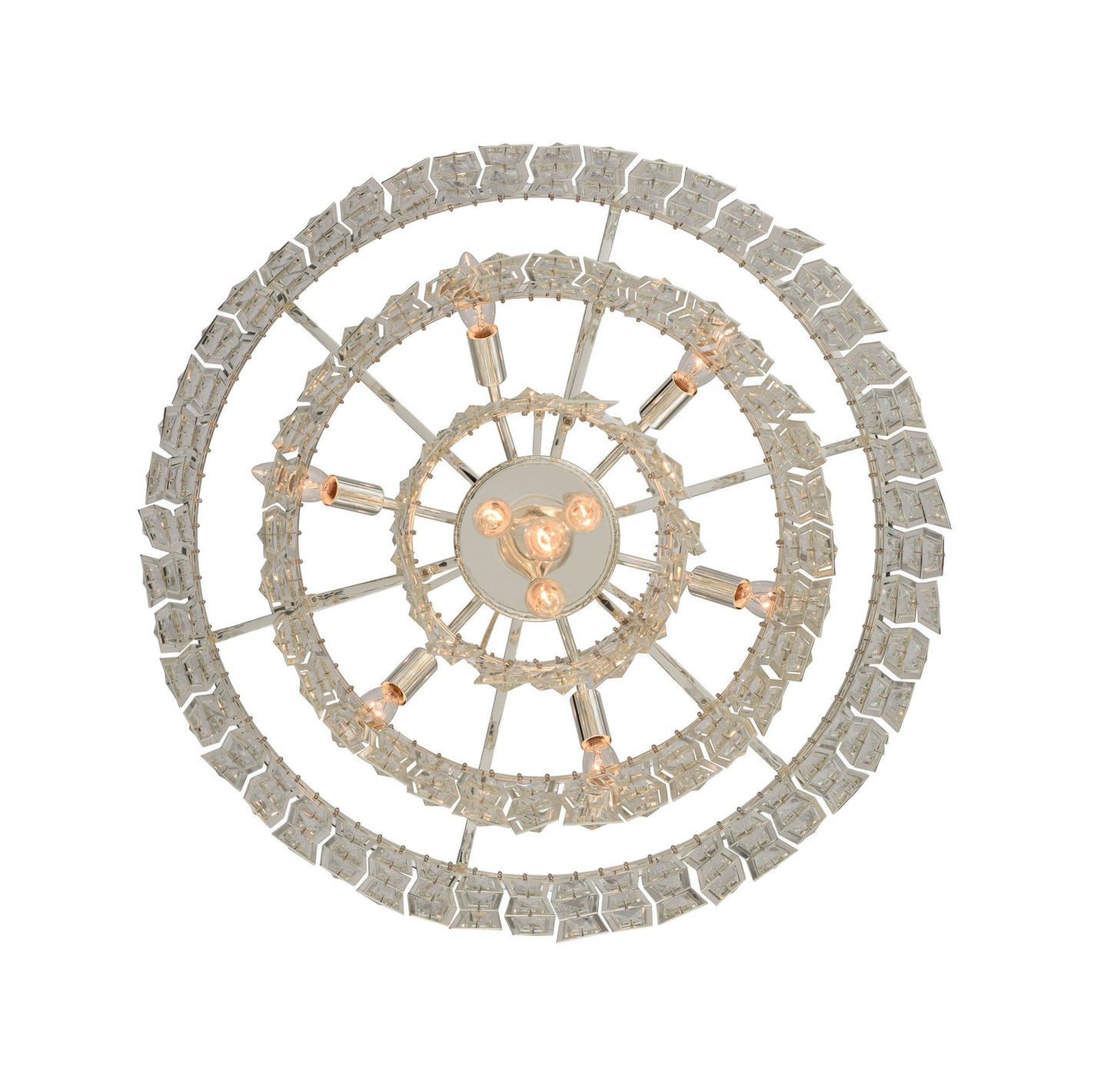 Kasturi 24x34" 13-Light Transitional Large Pendants by AllegriBy Allegri Crystal by Kalco Lighting