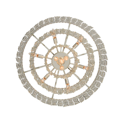 Kasturi 24x34" 13-Light Transitional Large Pendants by AllegriBy Allegri Crystal by Kalco Lighting
