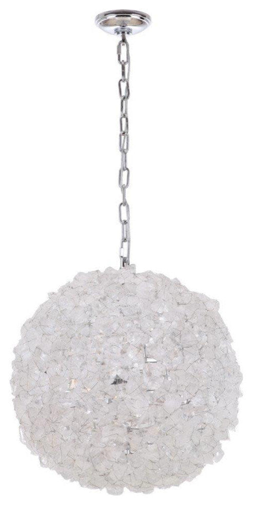 Craftmade 48493 Roxx 4 Light 22"W Crystal Pendant - ChromeBy Craftmade