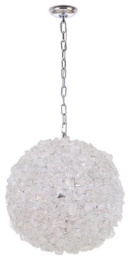 Craftmade 48493 Roxx 4 Light 22"W Crystal Pendant - ChromeBy Craftmade