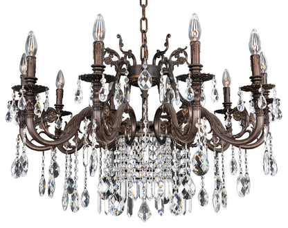 Avelli 10 Light ChandelierBy Allegri Crystal by Kalco Lighting