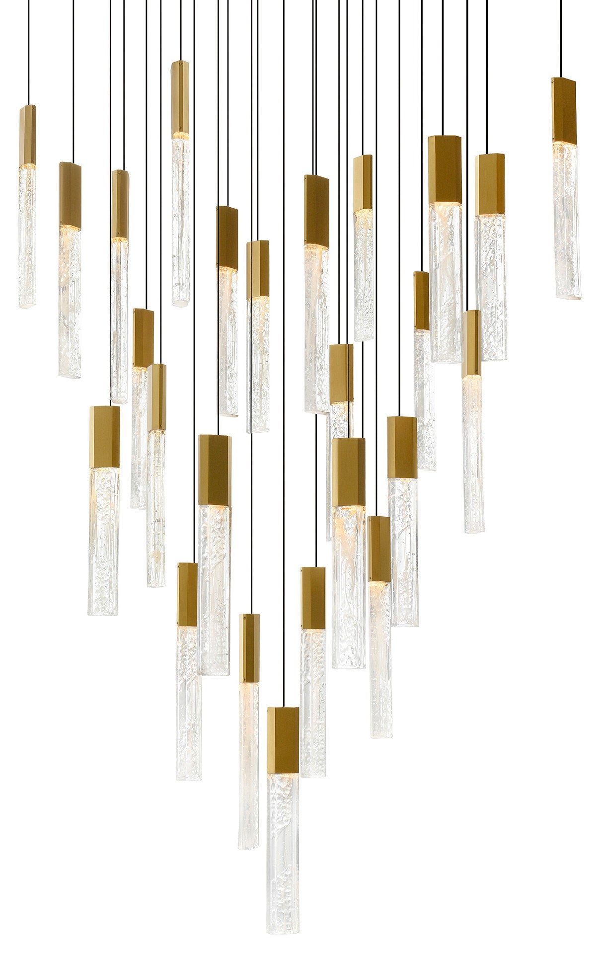 CWI LIGHTING 1589P28-25-624 Greta Integrated LED Brass ChandelierBy CWI Lighting