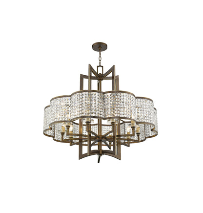 Grammercy Chandelier, Hand-Painted Palatial BronzeBy Livex Lighting Inc.