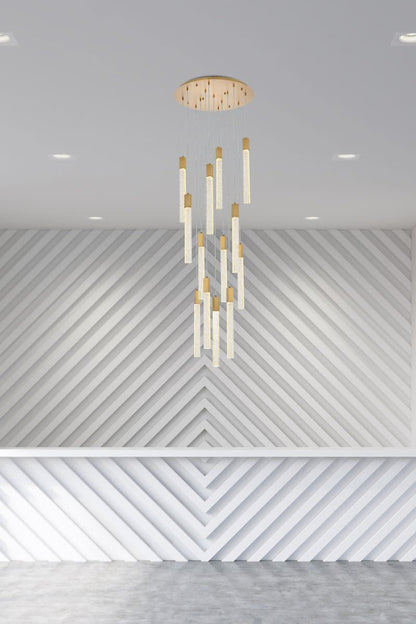 Elegant Lighting 2067G30 Weston 13 Light 30"W LED Crystal Multi - BlackBy Elegant Furniture & Lighting
