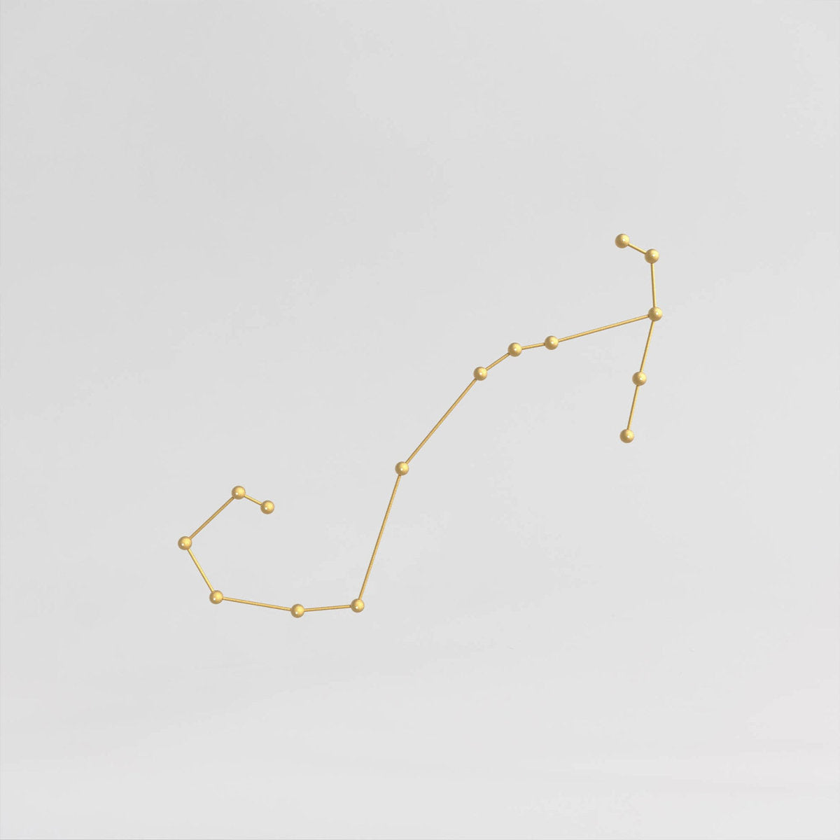 15 - Light Unique Geometric Chandelier
