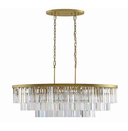Artistry Lighting, Metro Oval Chandelier 48x18x14By Artistry Lighting