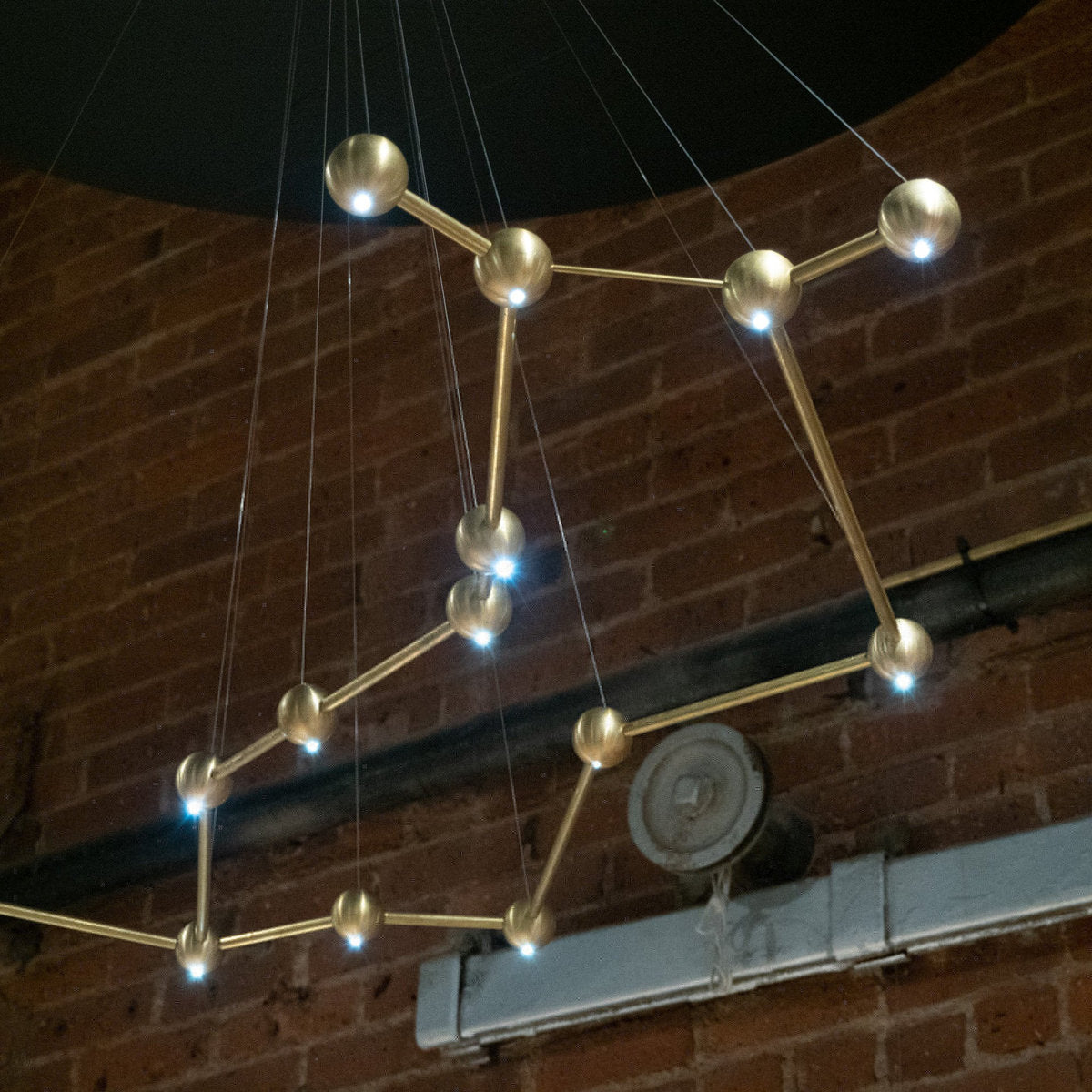 16 - Light Unique Geometric Chandelier