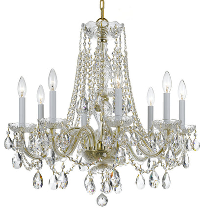 Crystorama Lighting Group 1138-CL-S Traditional Crystal 8 Light - PolishedBy Crystorama Lighting