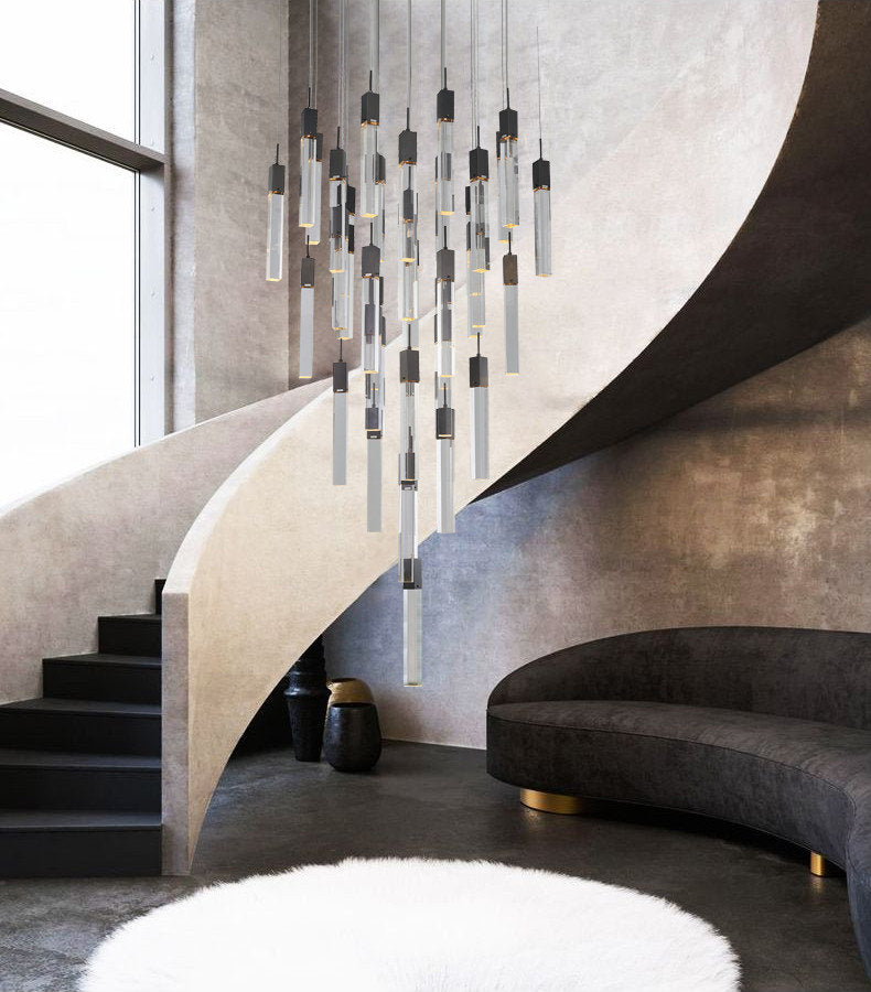 Crystal Cascade Multi-Light PendantBy Design Living