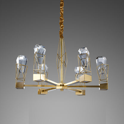 8-Light Modern Crystal ChandelierBy Morsale.com