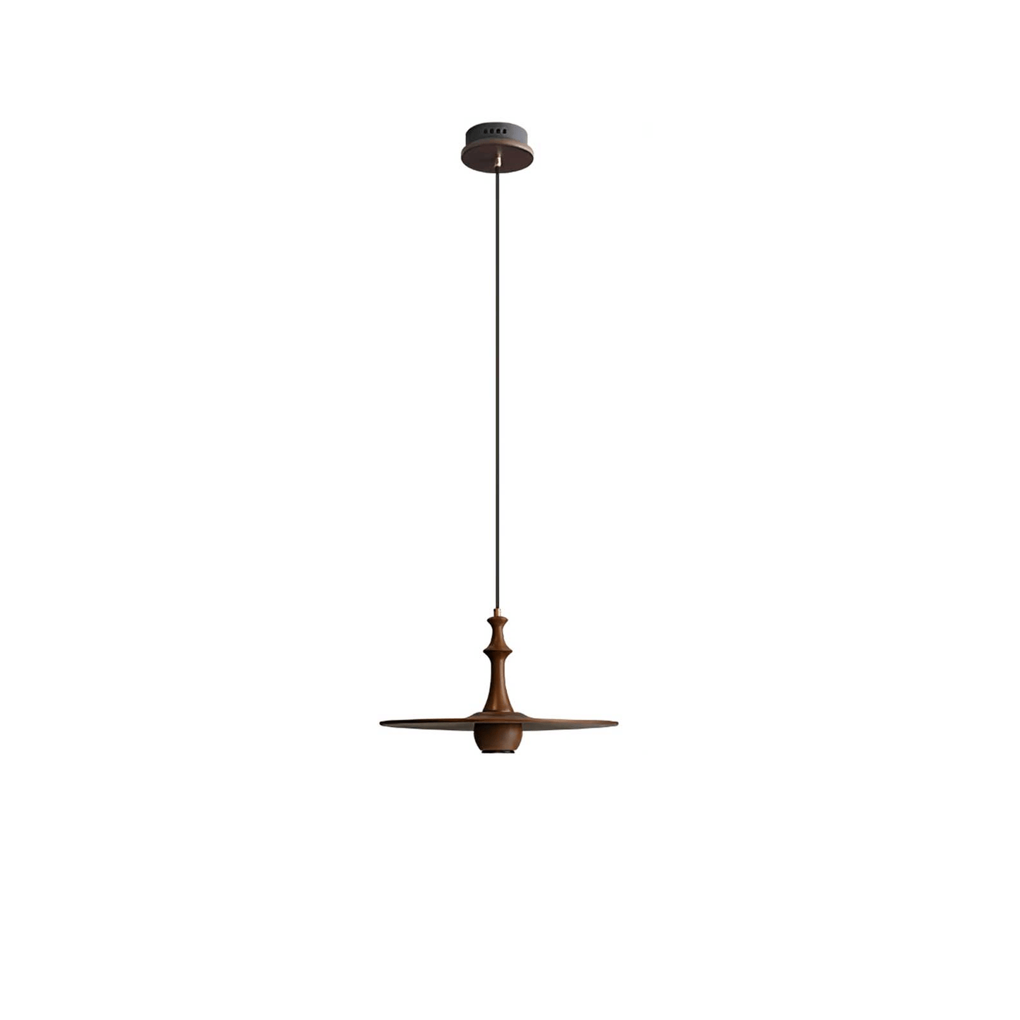 Wooden Spin Pendant Light