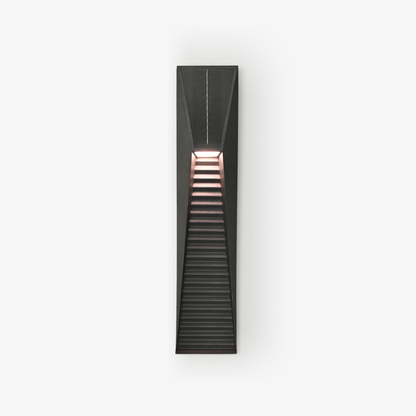 Obsidian Path Solar Outdoor Wall Light