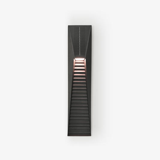 Obsidian Path Solar Outdoor Wall Light