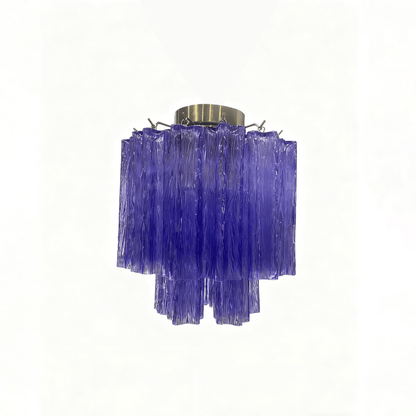 Fiora Pink Glass Ceiling Lamp