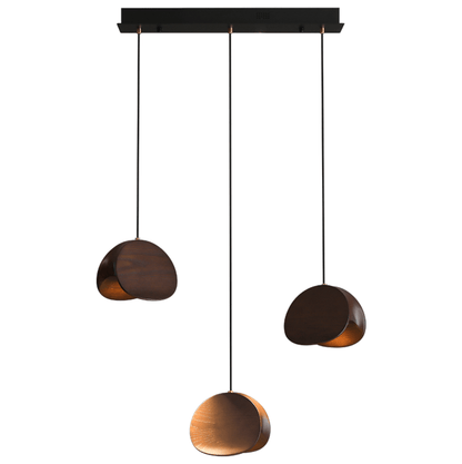 Orbit Fold Wood Pendant Light