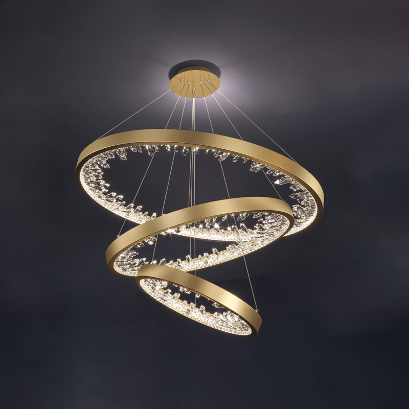 Luxury Circle Crystal Chandelier