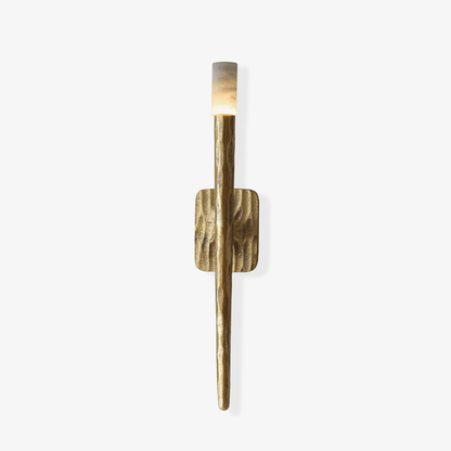 Aurelian Sculpted Alabaster Sconce