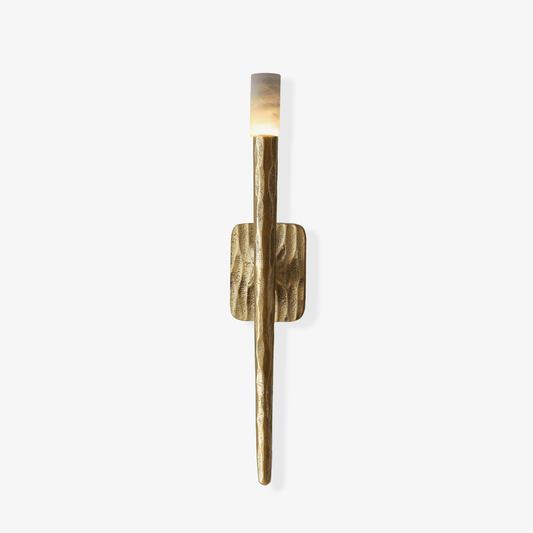 Aurelian Sculpted Alabaster Sconce