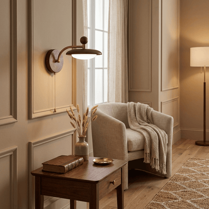Arcwood Saucer Wall Lamp