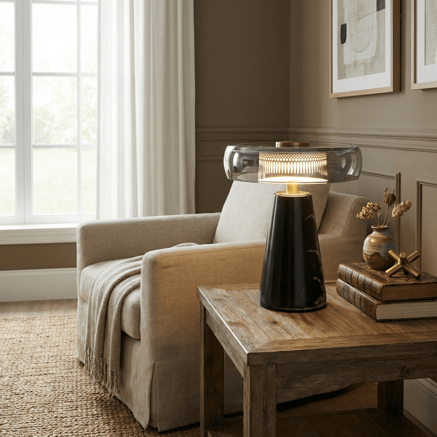 Noctra Halo Table Lamp